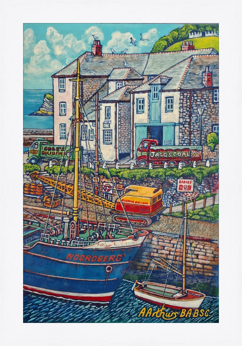 "Noordberg in Charlestown Harbour" by Alan Arthurs (com)