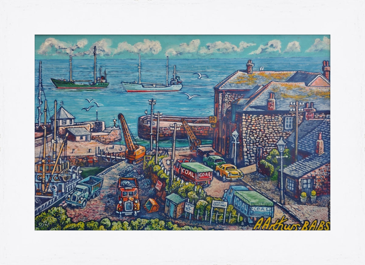 "Unloading Coal at Charlestown" by Alan Arthurs (com)