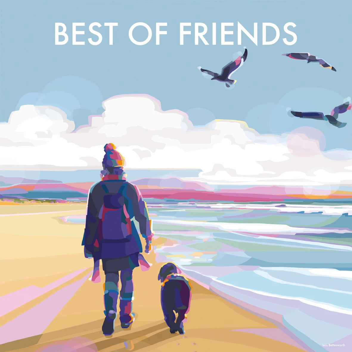 "Best of Friends" card by Becky Bettesworth