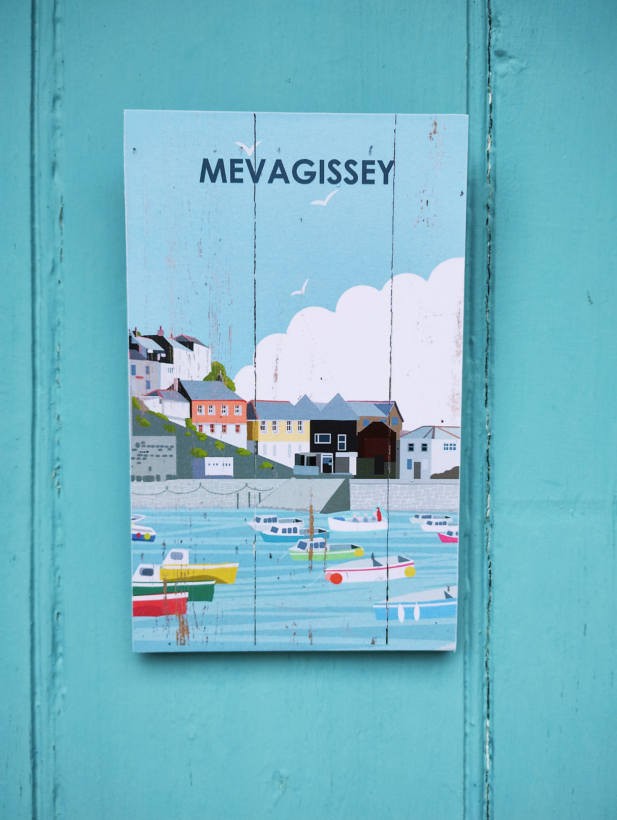 Mevagissey sign by Betty Boyns