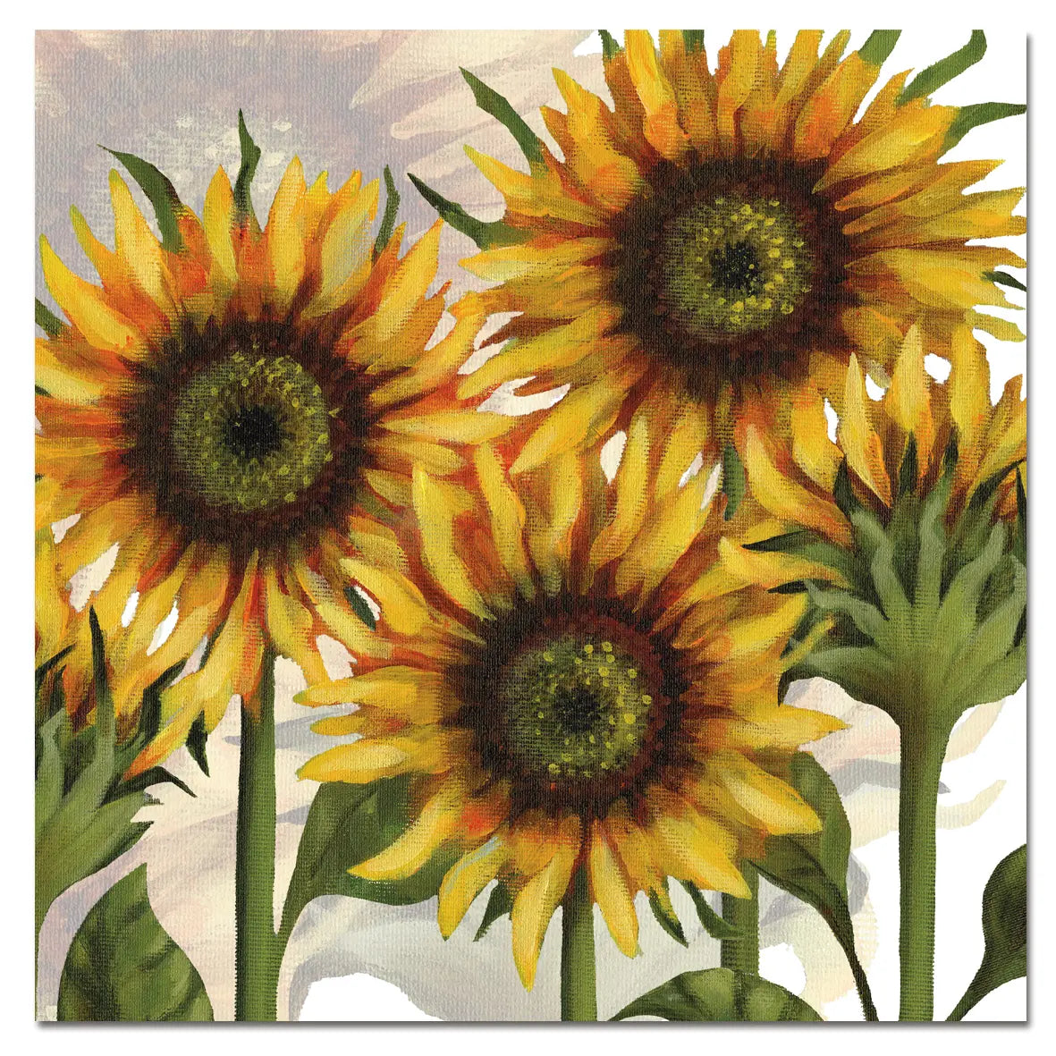Sunflowers card by Caroline Cleave