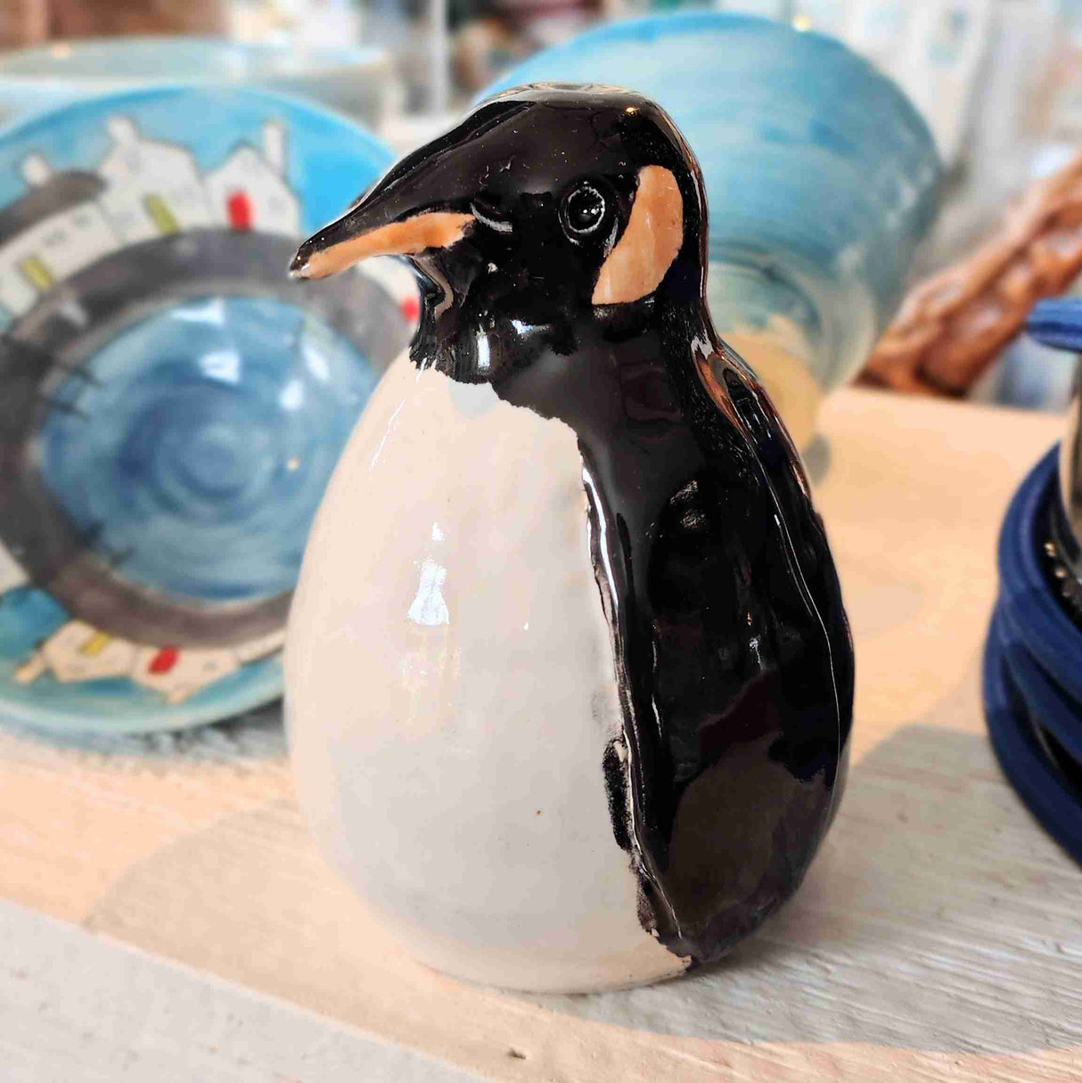 Ceramic Penguin by Wellydog Ceramics COM