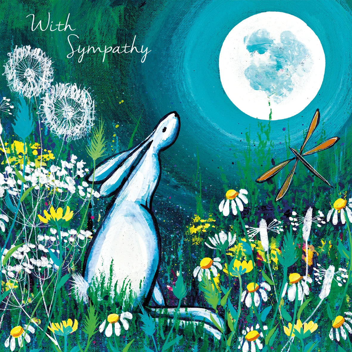 "Contemplation" with sympathy card by Kate Andrew