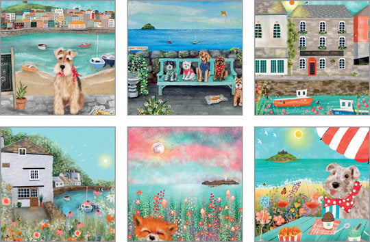 Lia Contrino pack of Cornwall note cards