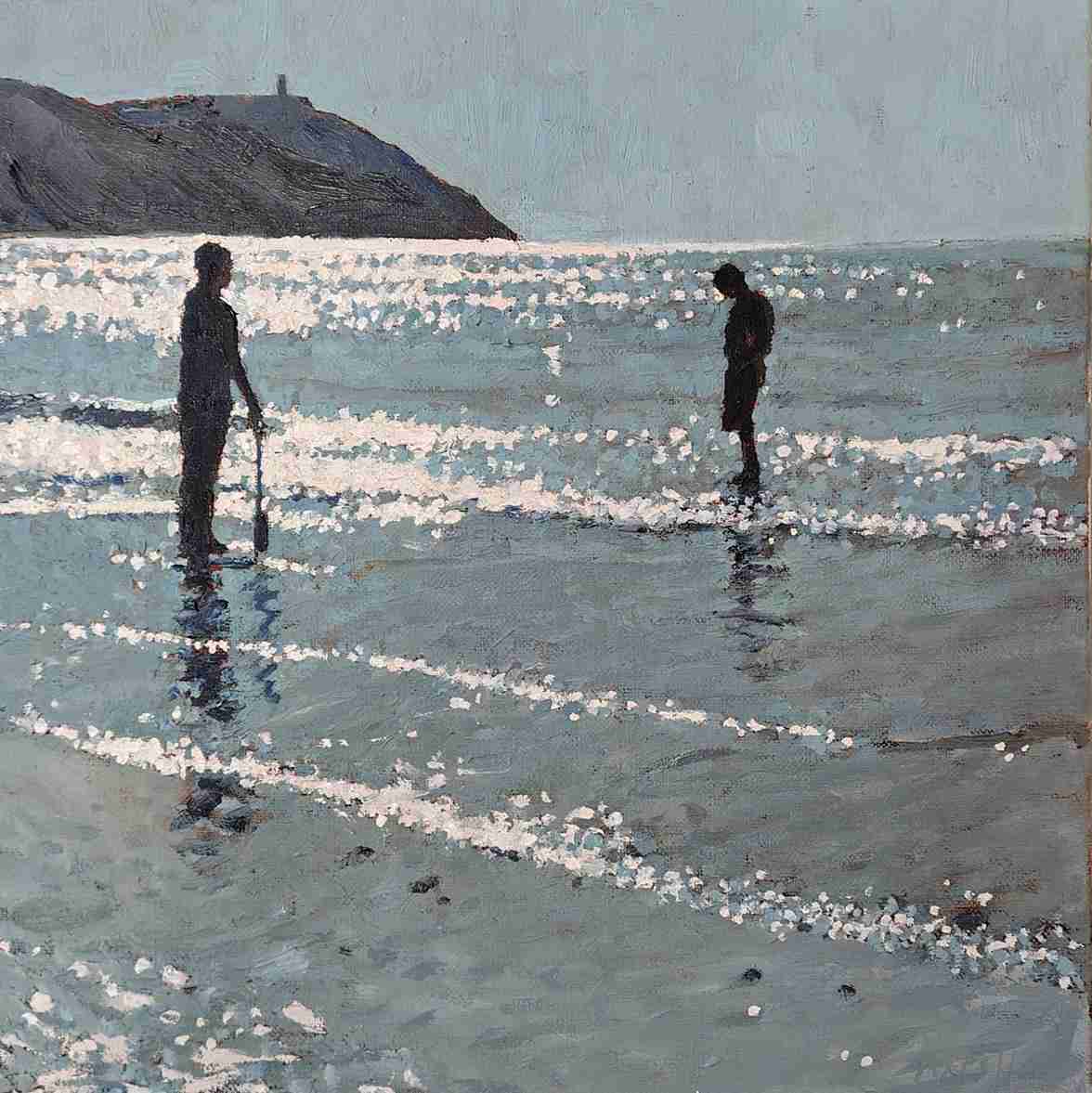 All Summer Silhouette original painting by David Axtell