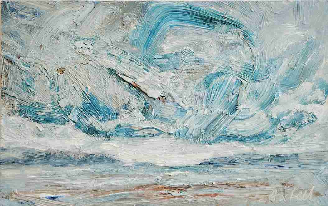 Camel Estuary by David Axtell, original painting (com)