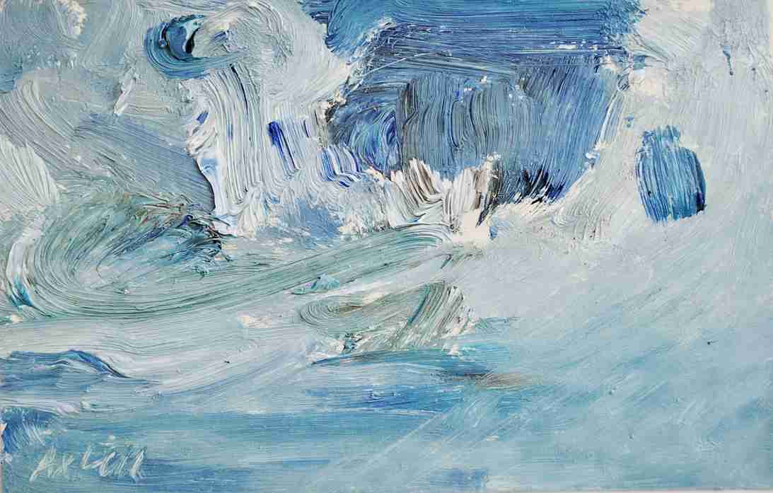 Rough and Tumble Skies by David Axtell, original painting (com)