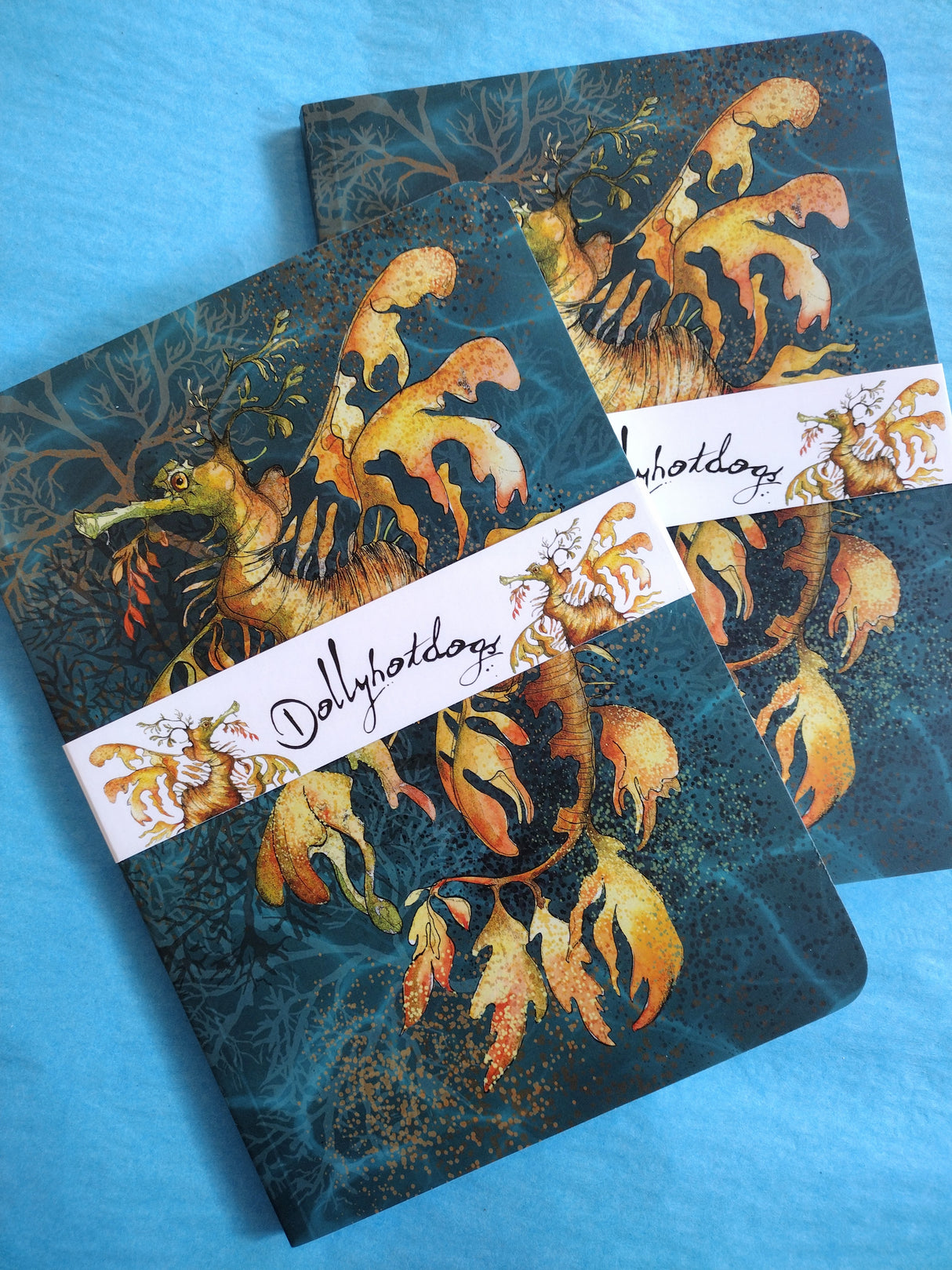 Seadragons, paperback notebook by Dollyhotdogs