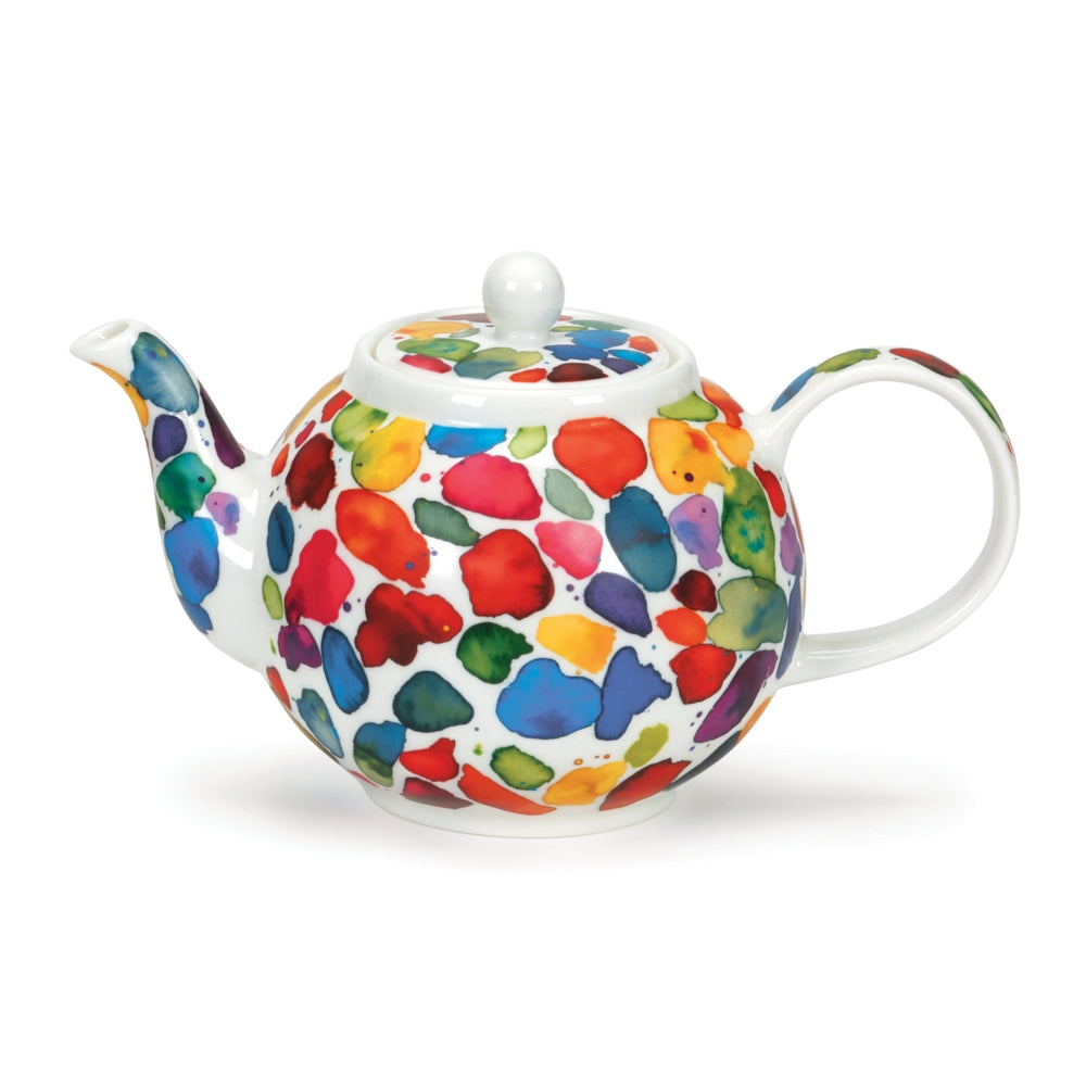 "Blobs" large Fine Bone China Teapot Atishoo Gallery