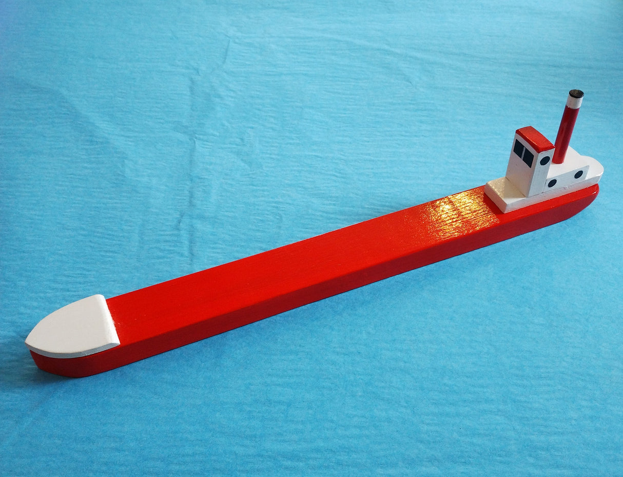 Large red fishing boat by David Fry (COM)