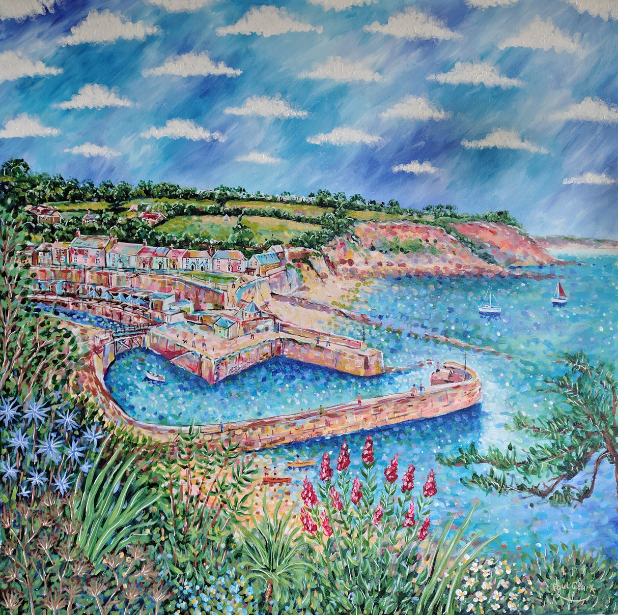 Summer Flowers, Charlestown by Paul Clark