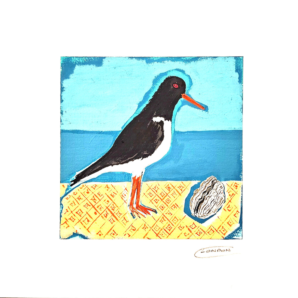 "Oystercatcher" study by Claire London (COM)