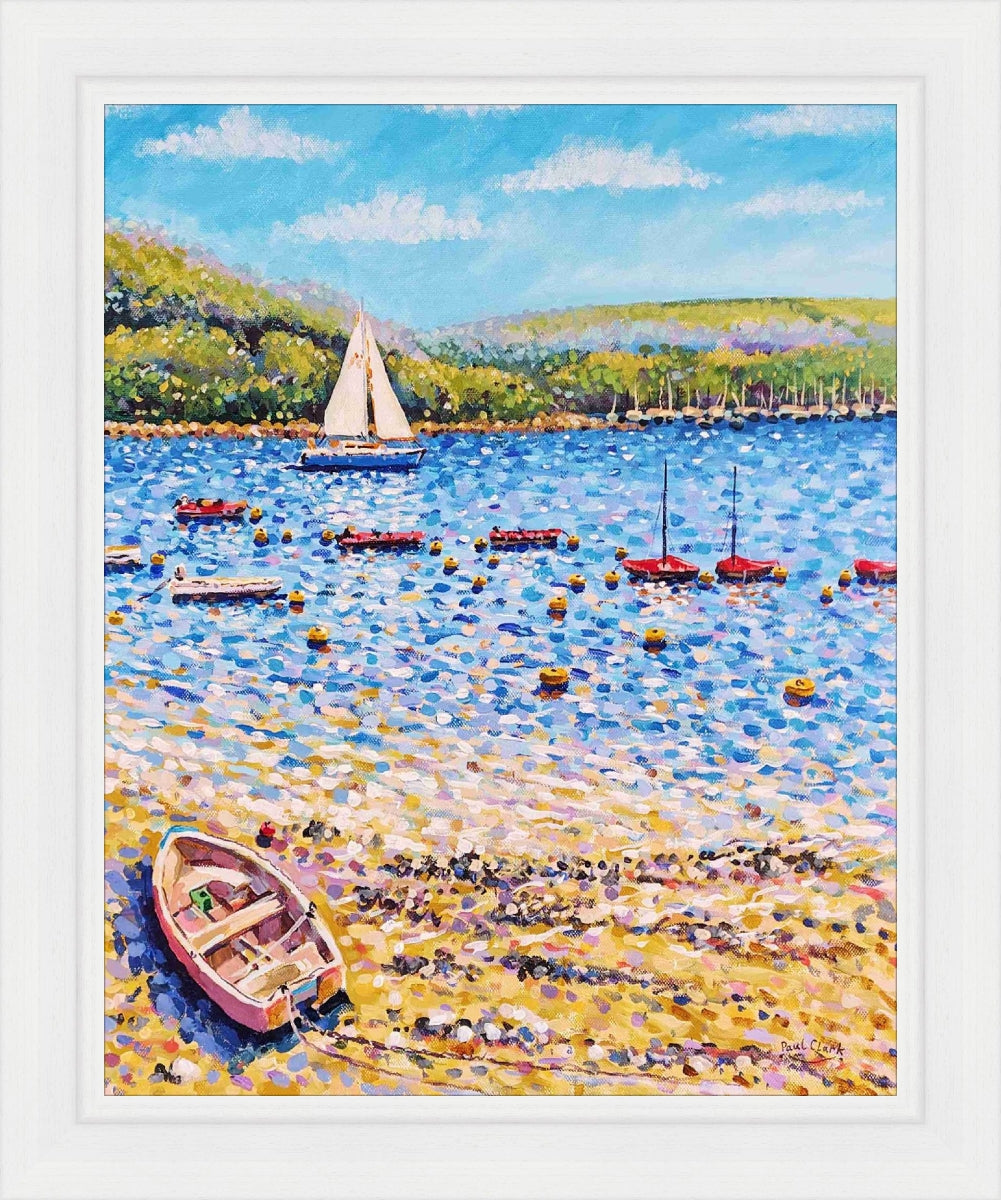 Sailing at Fowey by Paul Clark