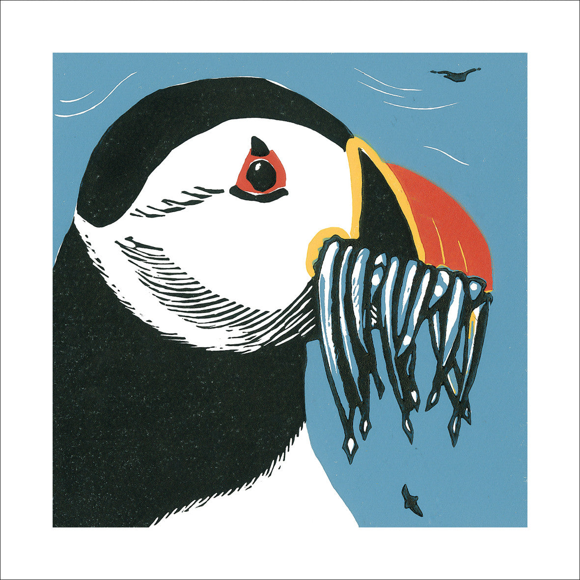"Puffin" card by Joanna Martin