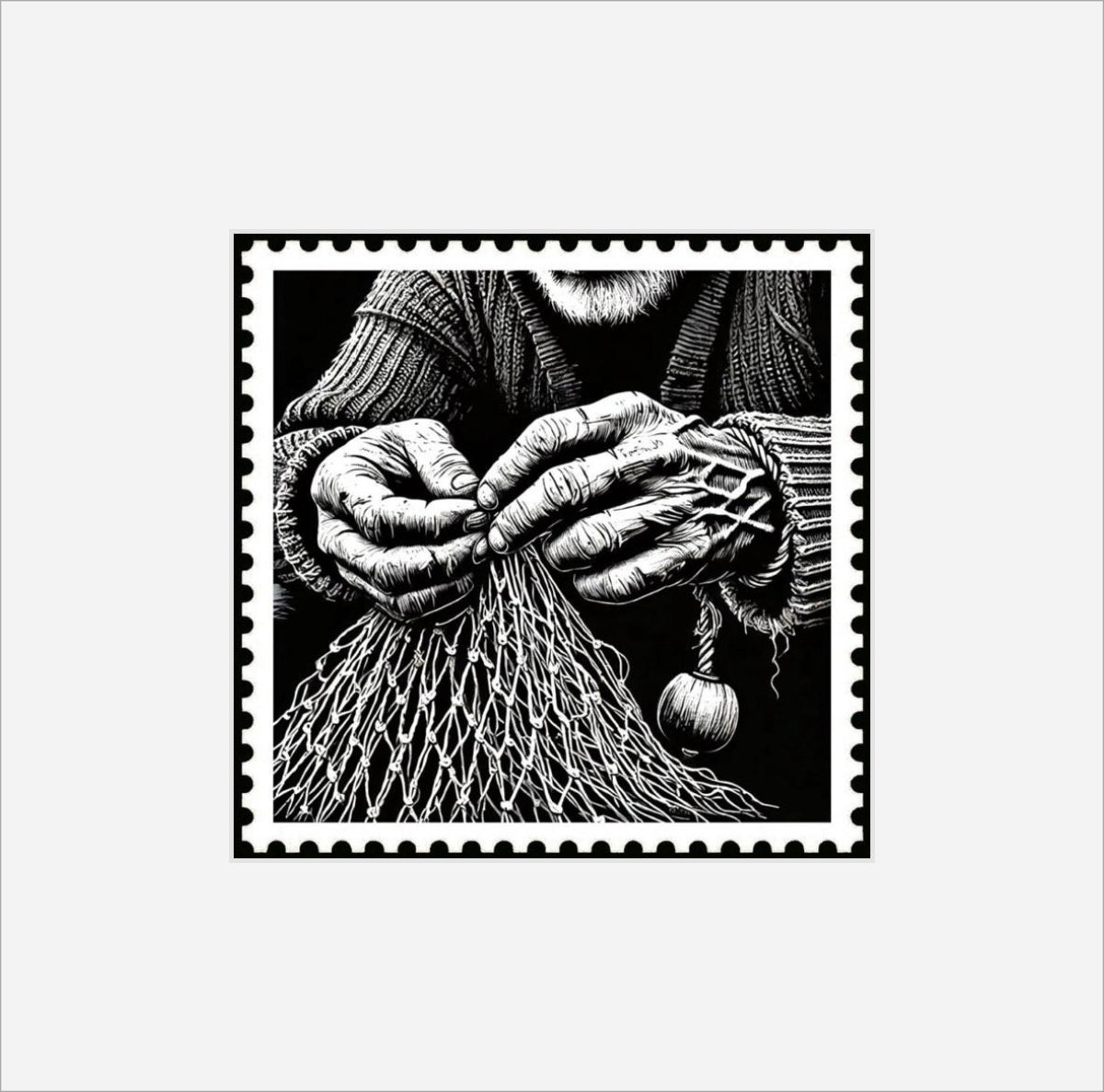 "Salt & Stitches" open edition print by Heidi Marice