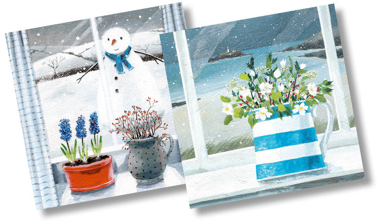 Christmas card pack of 10 by Claire Henley