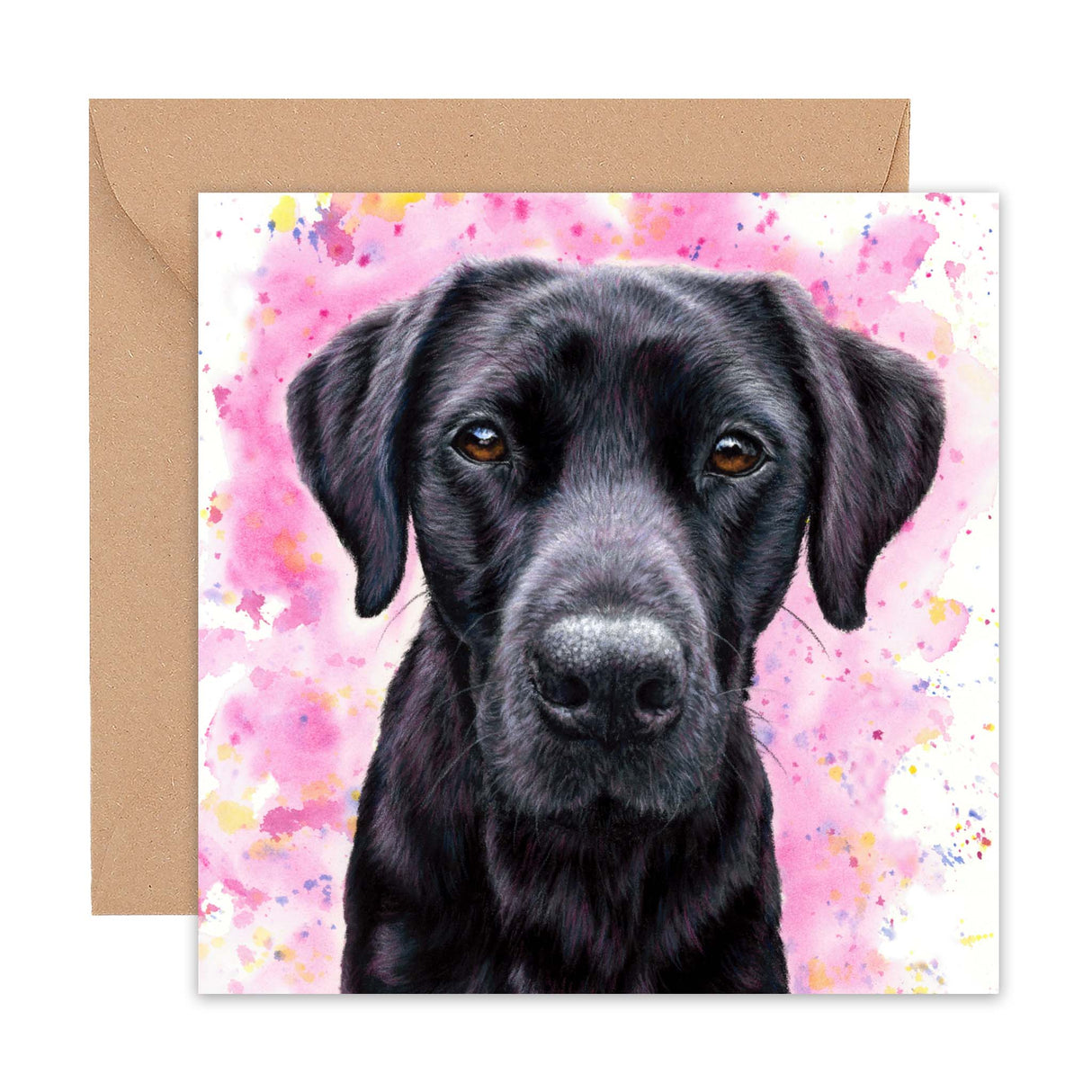 Summer the Labrador card by Naomi Jenkin