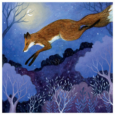 The Leaping Fox card by Amanda Clark