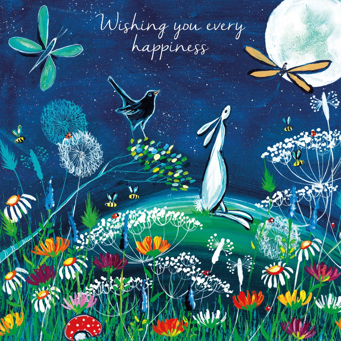 "Wishing You Every Happiness" card by Kate Andrew