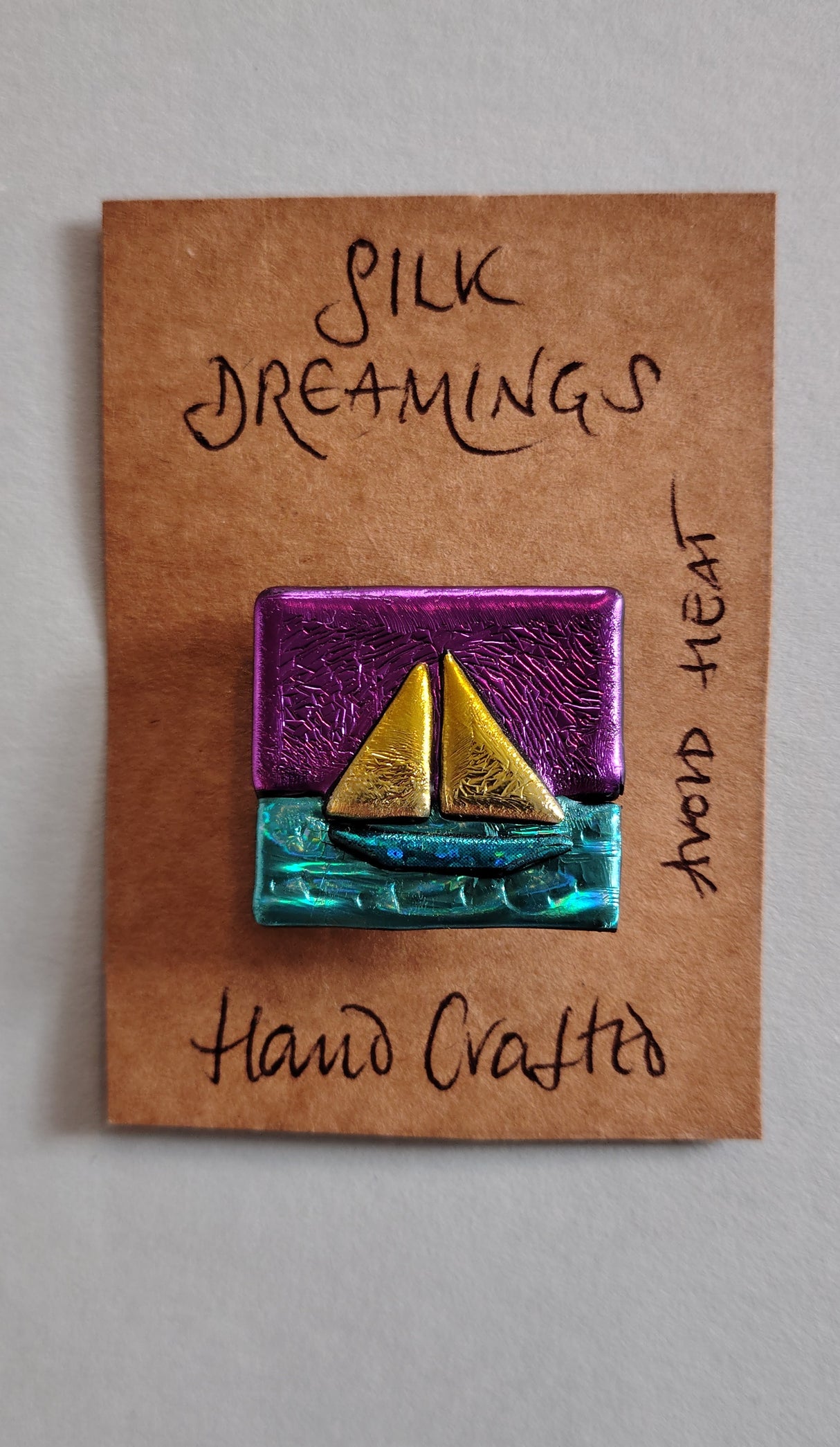 Silk Dreamings yacht brooch