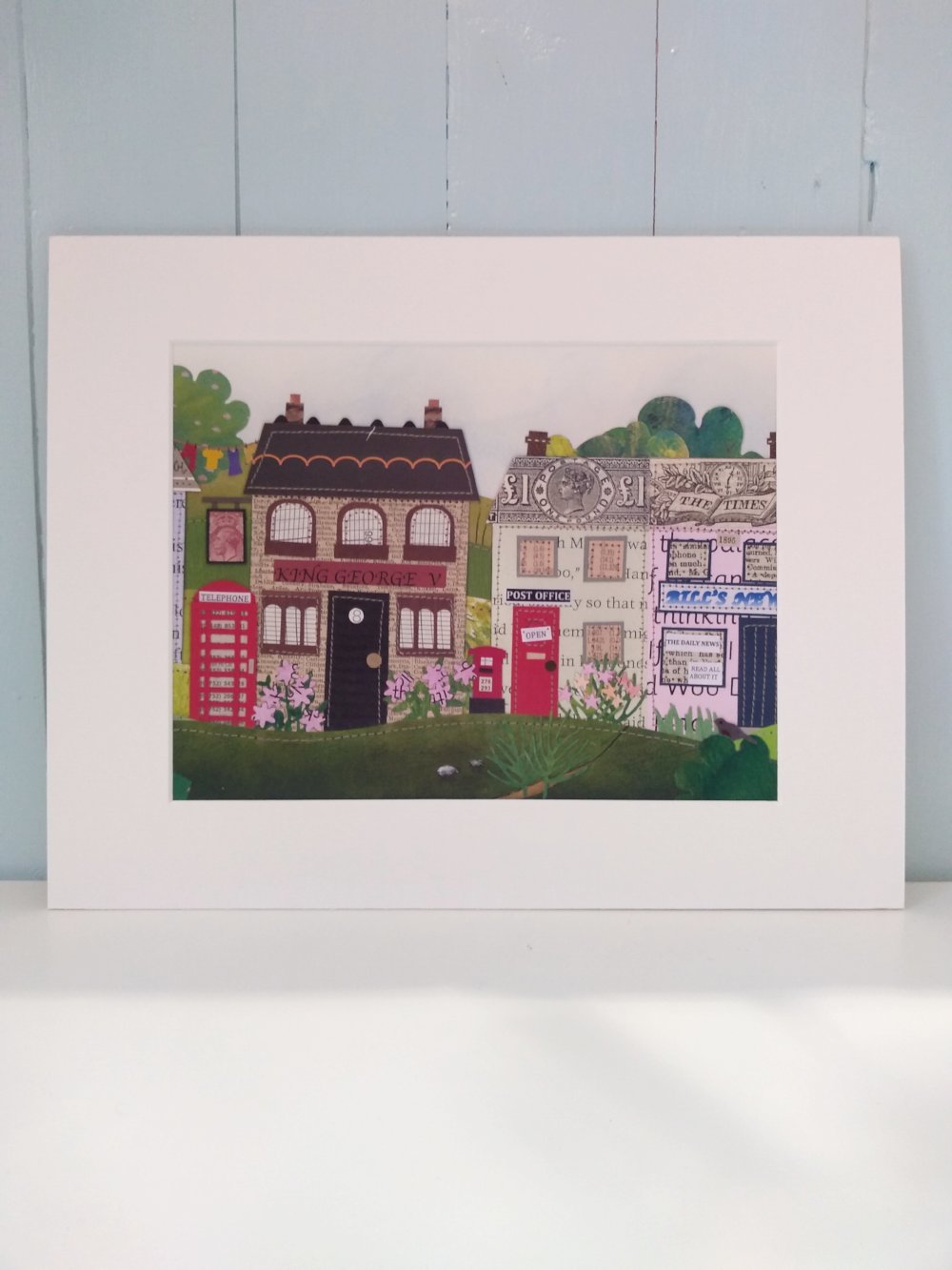 The Pub, King George V print by Kim Watkins