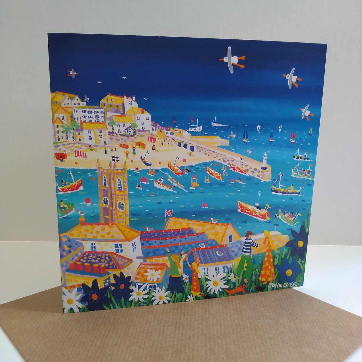 Stunning Views, St. Ives, by John Dyer Card