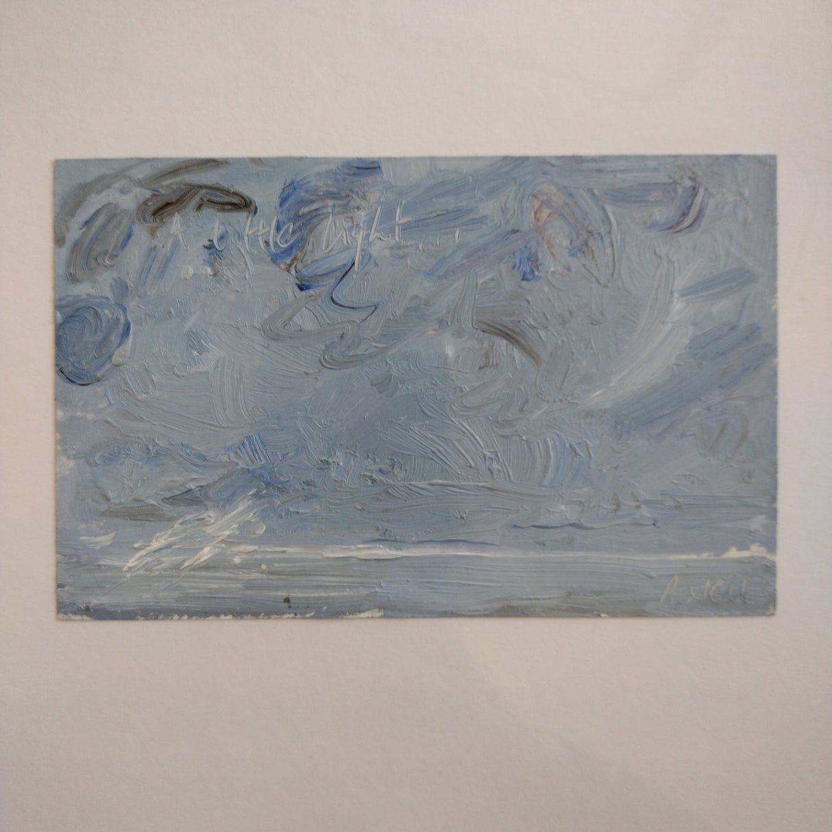 A Little Light by David Axtell, original painting (com)