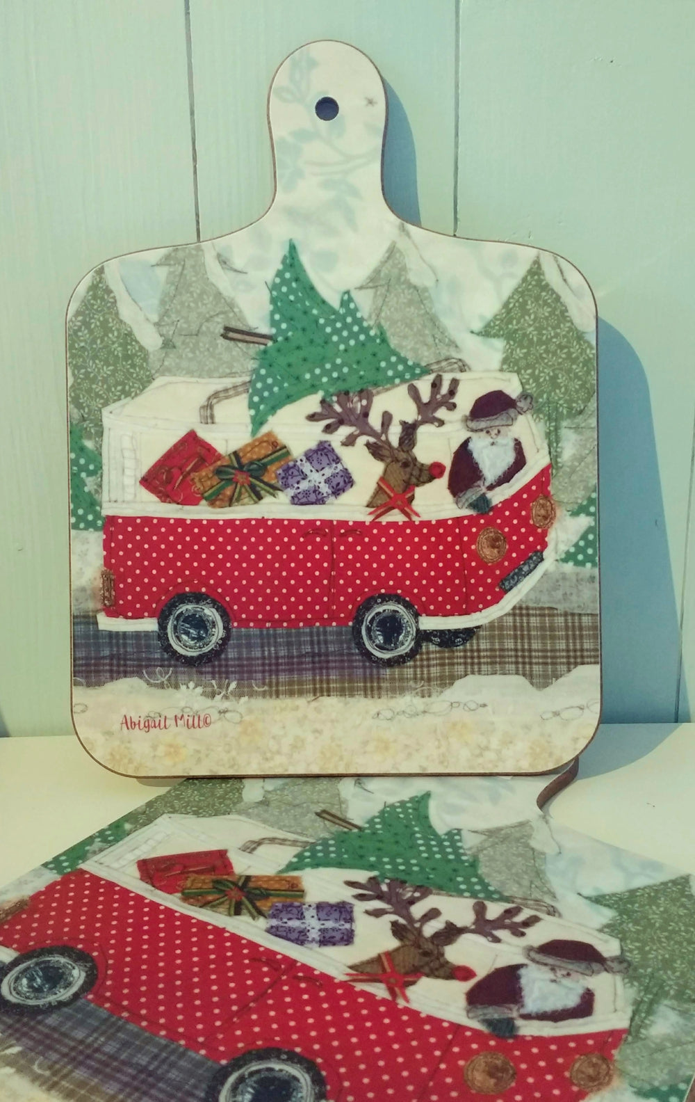 Abigail Mill, Santa's Camper chopping board