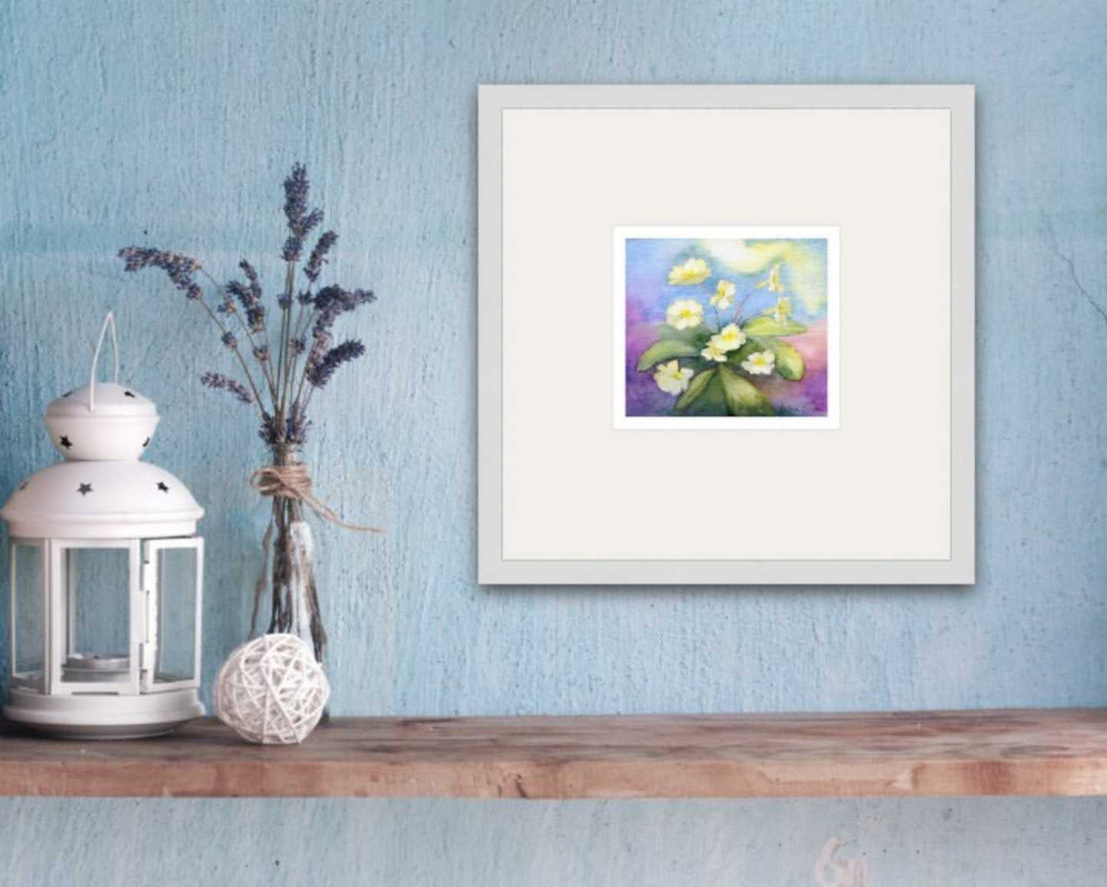 Alison Jones Primroses Print (COM)