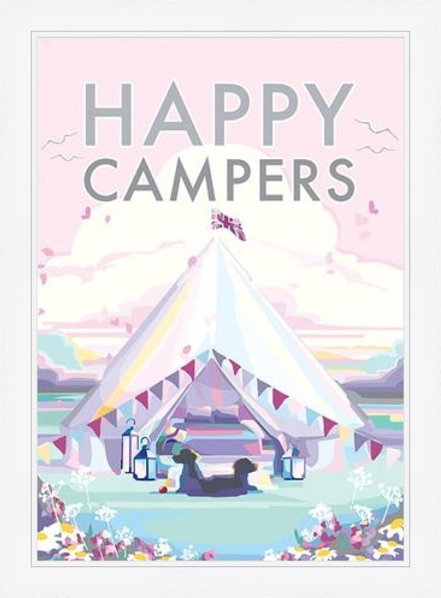 Becky Bettesworth Happy Campers print