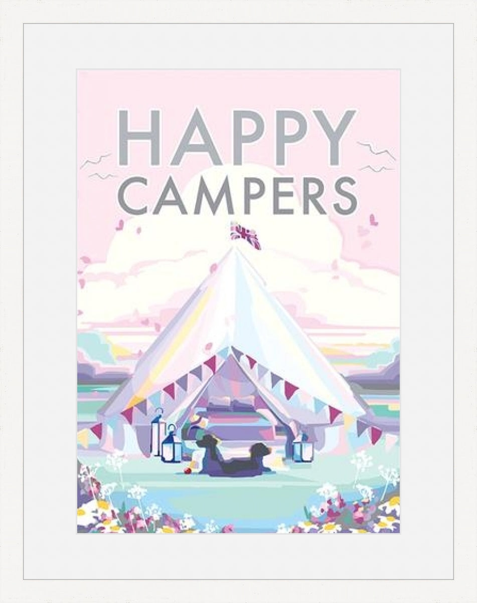 Becky Bettesworth Happy Campers print