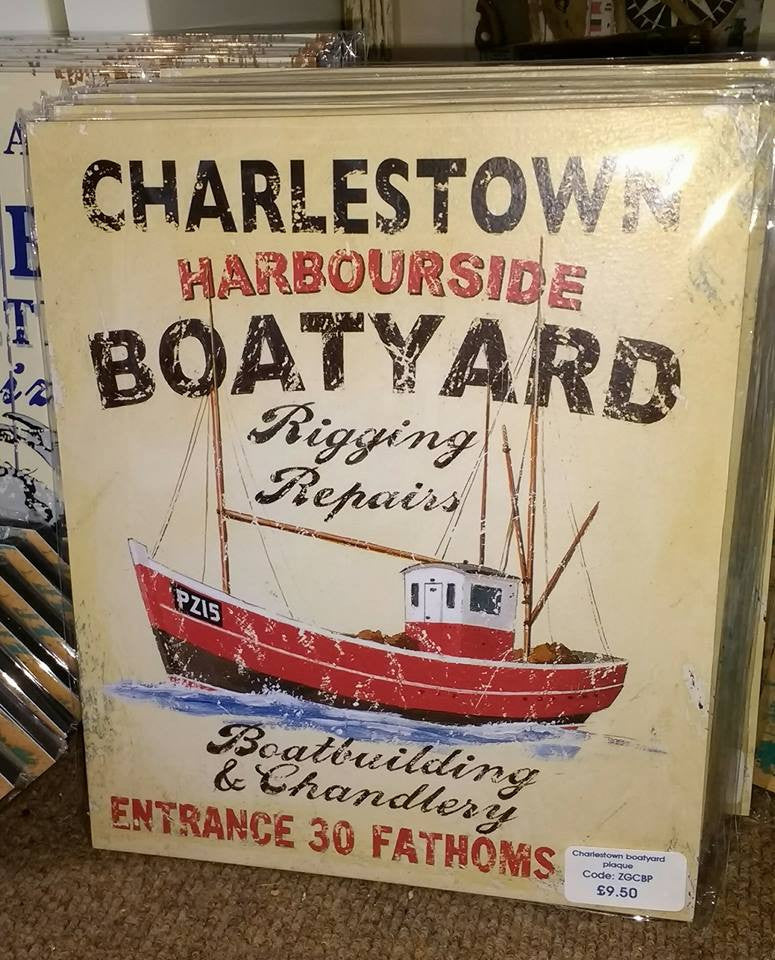 Charlestown Boatyard sign