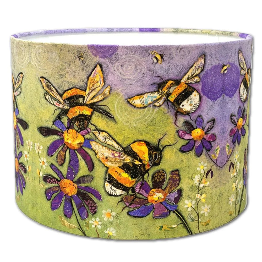 Bumble bees lampshade by Dawn Maciocia
