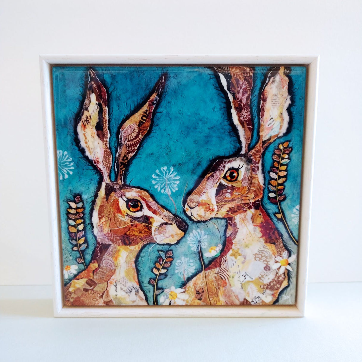 Together, framed ceramic tile
