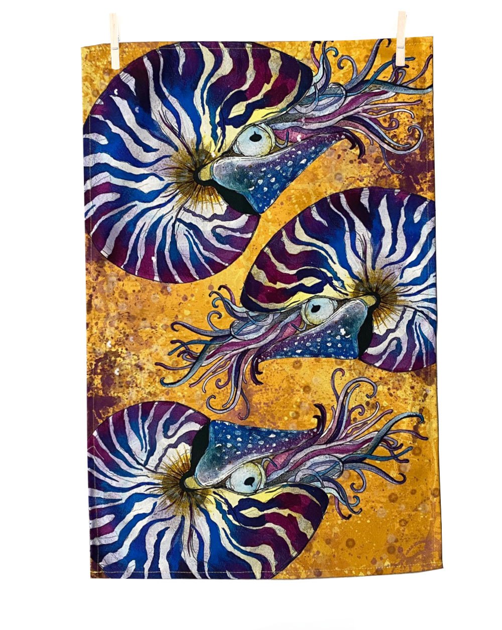Nautilus Tea towel