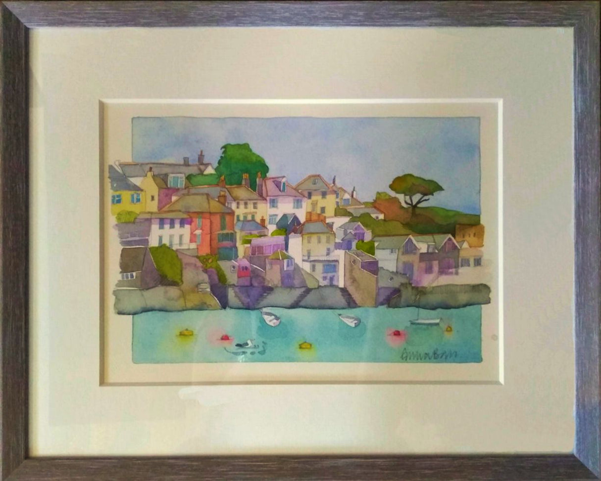 Polruan, original painting by Emma Ball