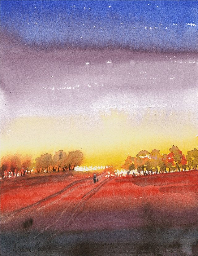 Alison Jones Evening Stroll Print (COM)