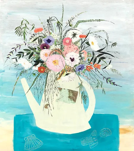 "Flowers by the Sea II" print by Claire London