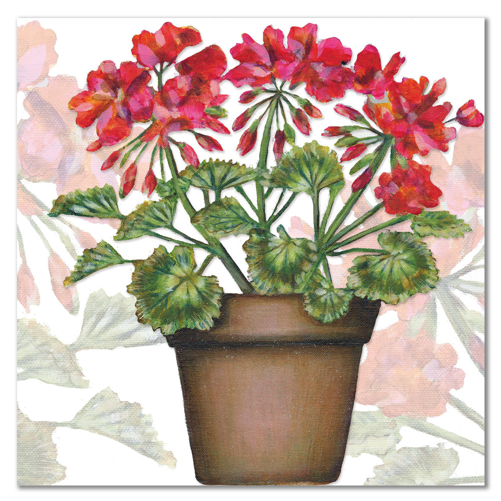 Geranium card by Caroline Cleave
