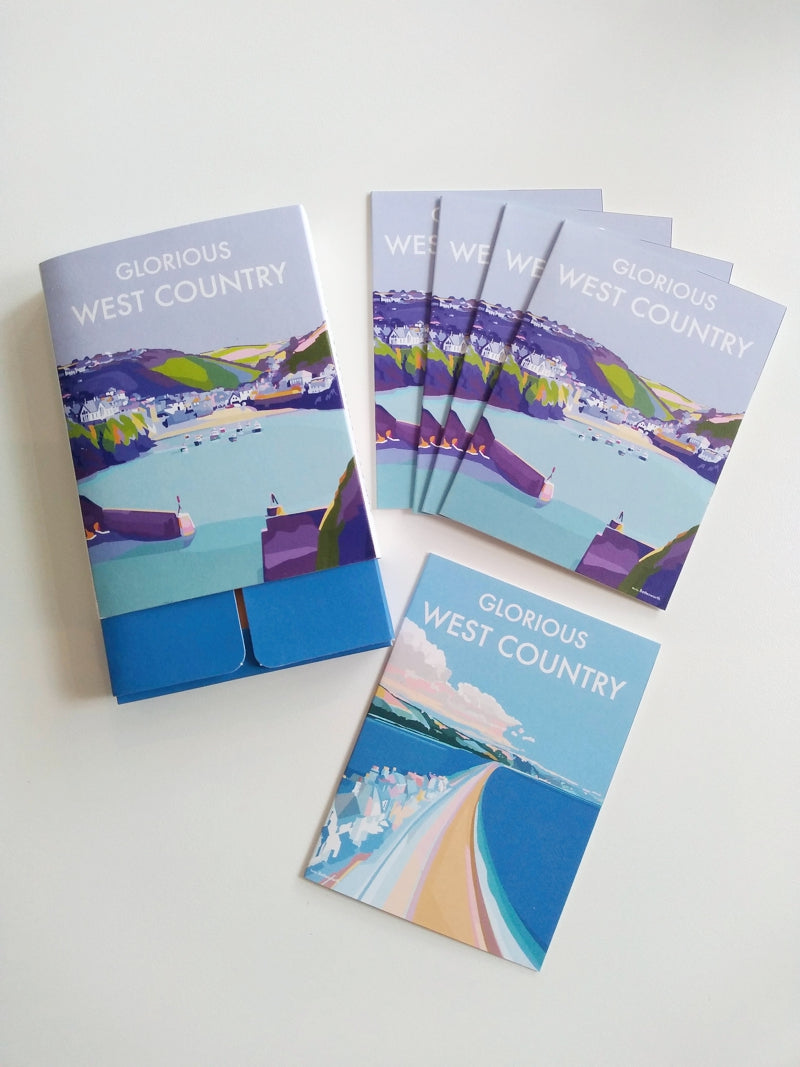 Glorious Westcountry, pack of notecards by Becky Bettesworth