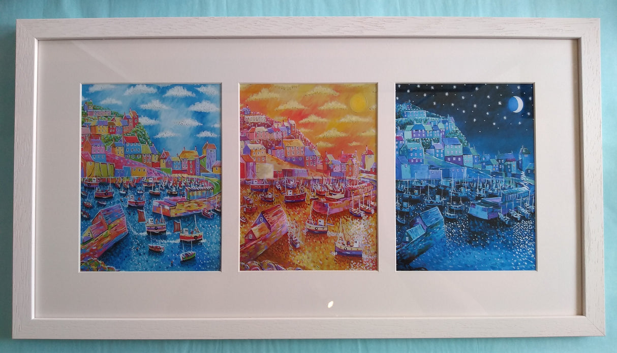 Mevagissey Triptych by Paul Clark