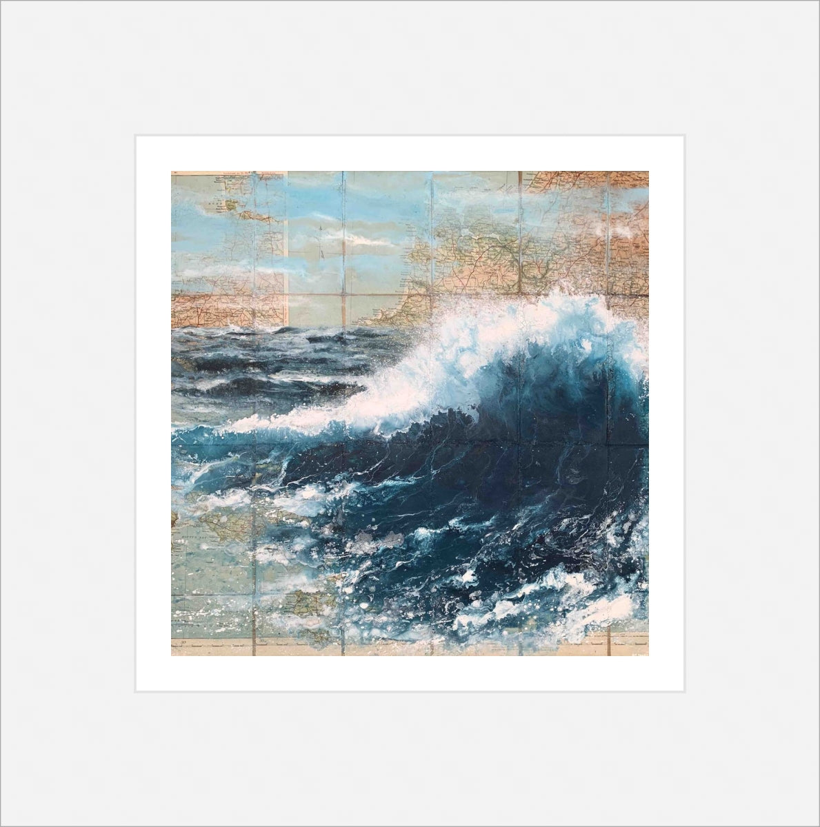 Deep Breath, print by Kit Johns.