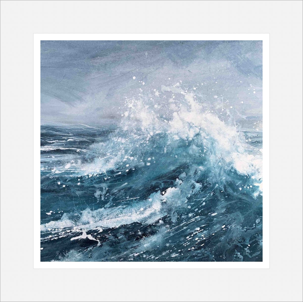 Lost In The Waves, print by Kit Johns.