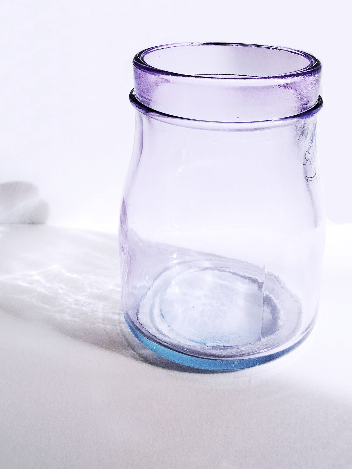 Lilac Recycled Glass tumbler/tealight holder