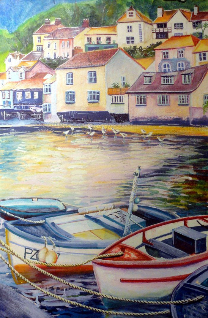 Liz Hackney Polperro original painting