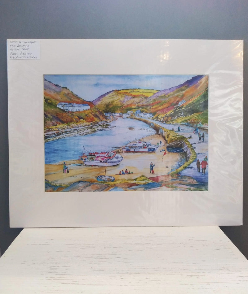 Large Boscastle print by Pat Thuysbaert