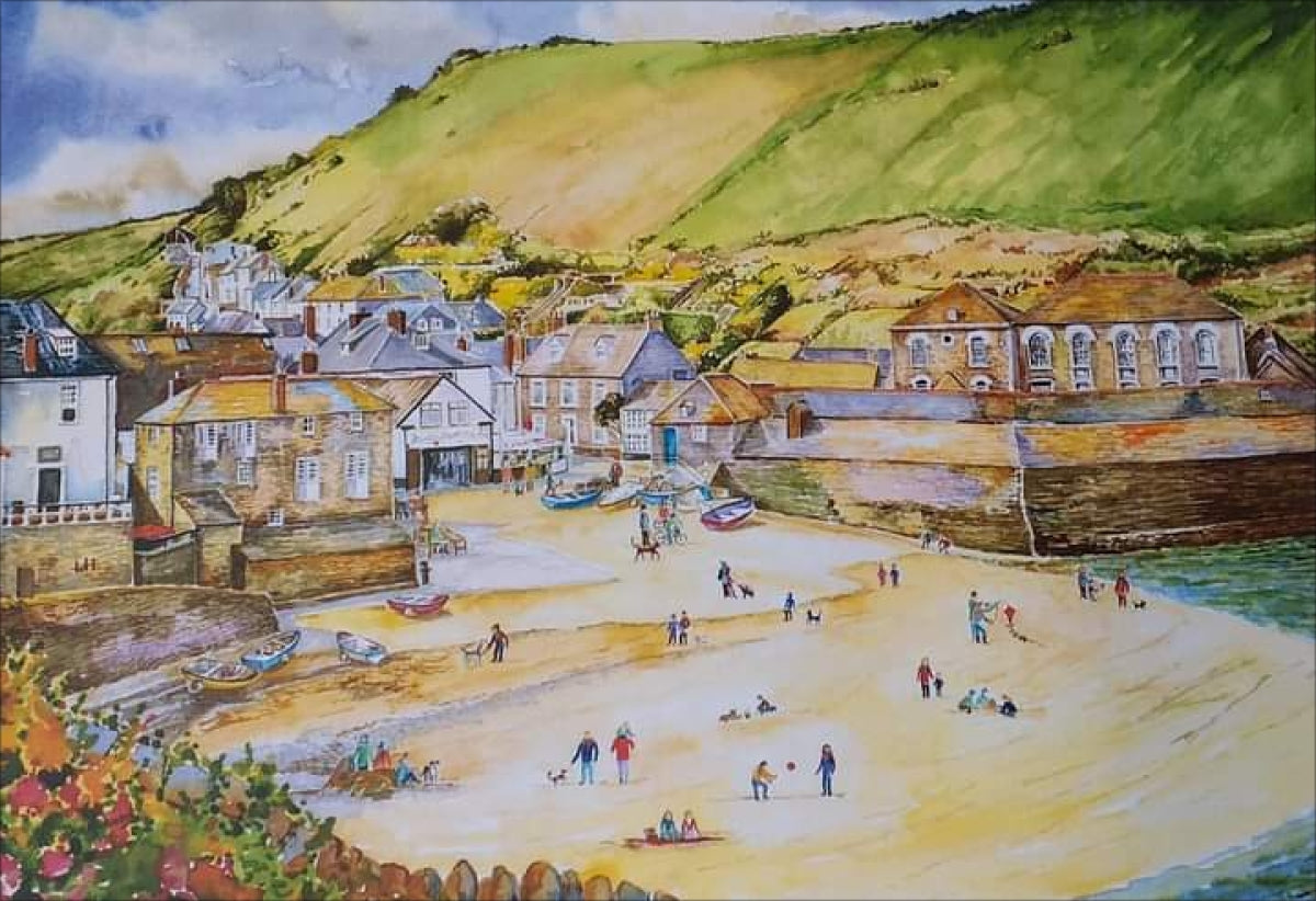 Medium Port Isaac print by Pat Thuysbaert