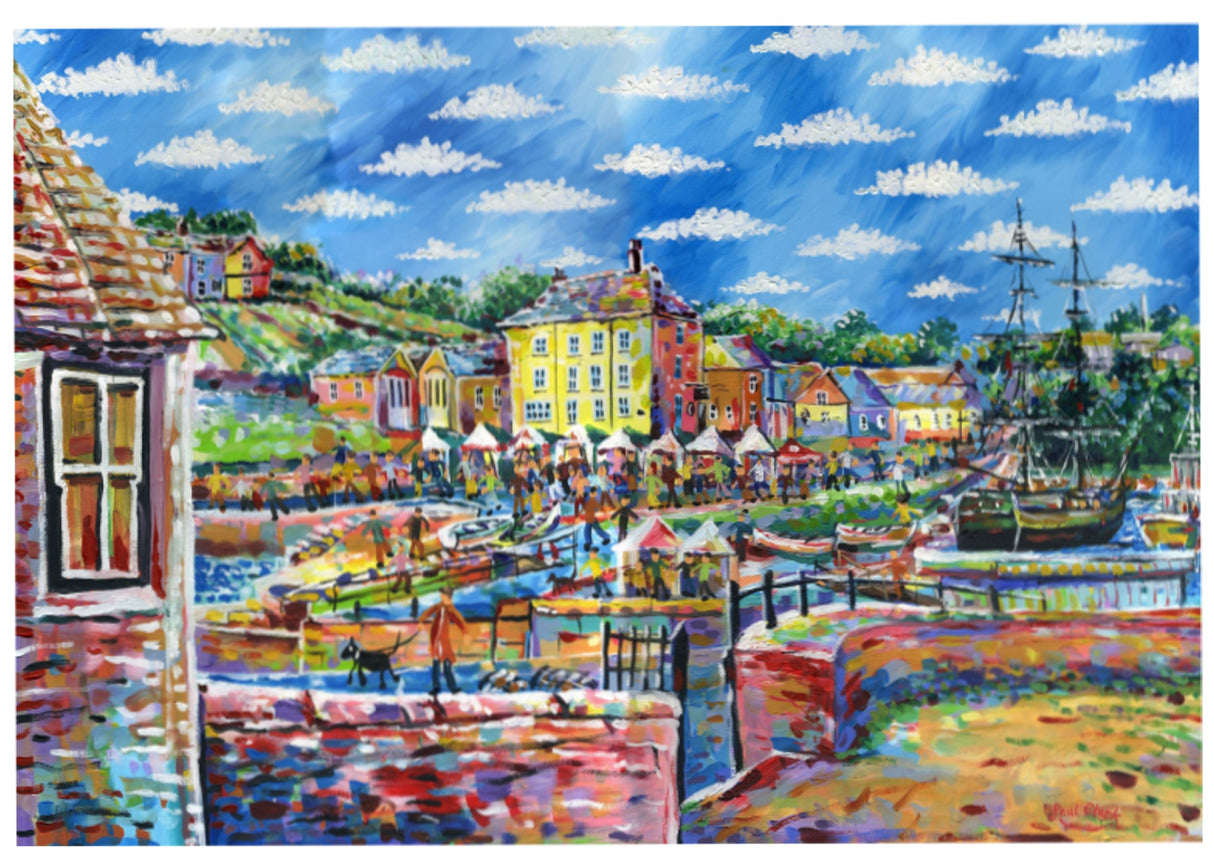Fun in the Sun, Charlestown large card by Paul Clark
