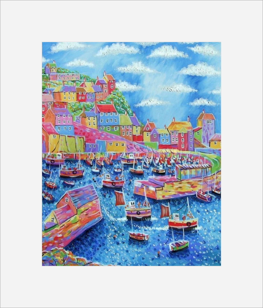 Mevagissey Day print by Paul Clark