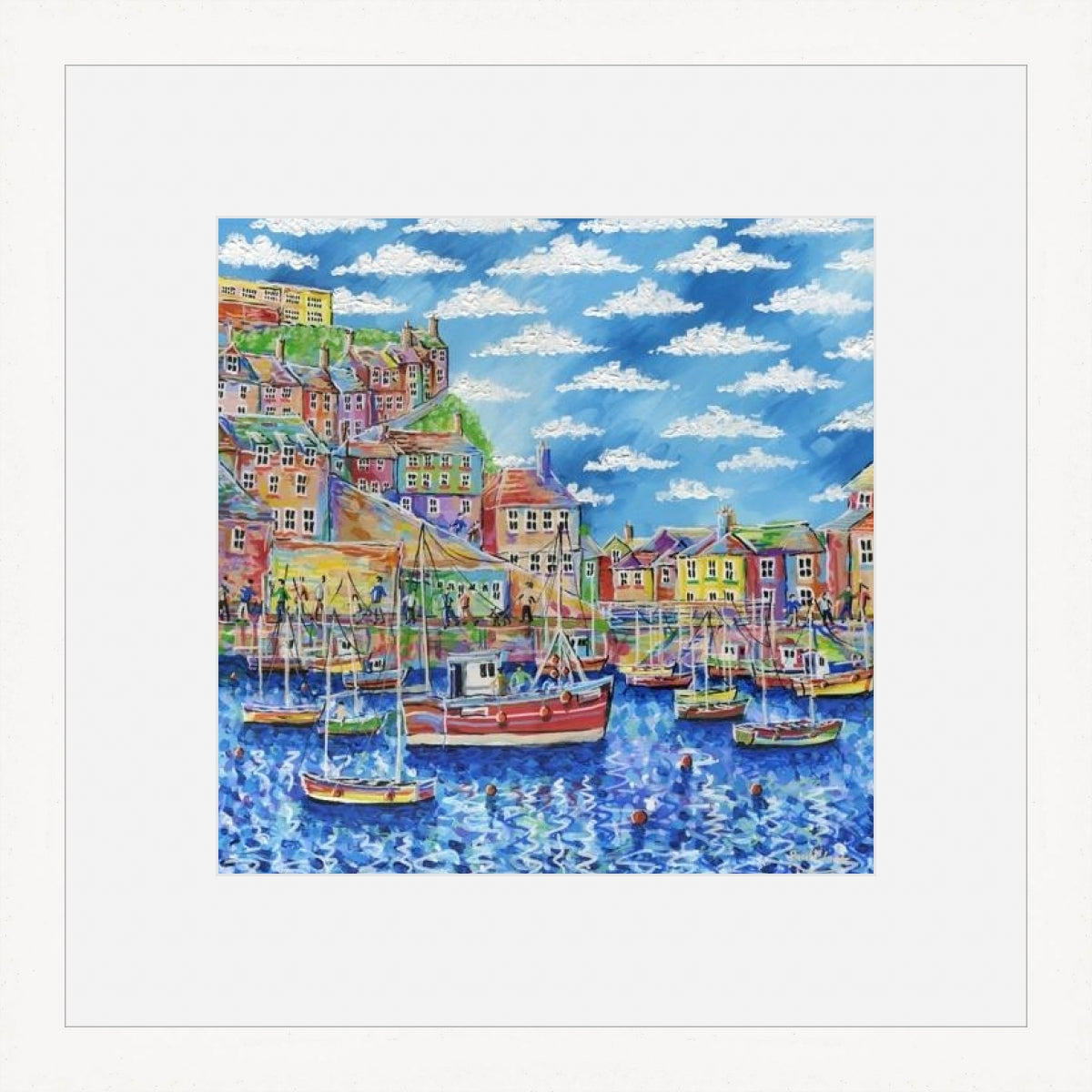Mevagissey Harbour print by Paul Clark